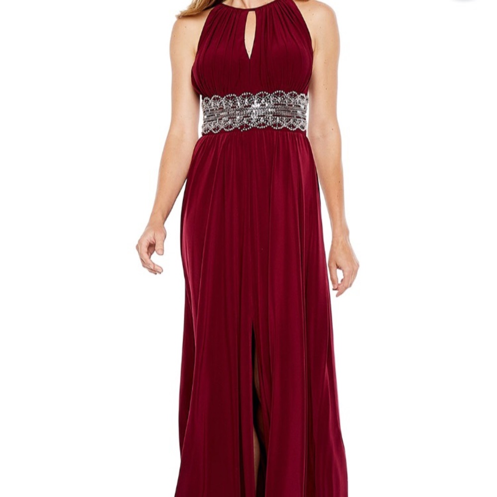 Sleeveless Embellished Evening Gown